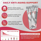 ZOOONE NR1000 NAD+ Drink Mix - Berry Flavor for Cellular Energy, Focus & Skin Aging Support - 30 Pack