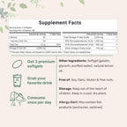 Omega 3 Fish Oil Supplements 4,200mg Per Serving| Lemon Flavored Burpless | EPA 1200mg + DHA 900mg