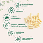 Saffron+ Advanced Supplements, 60 Veggie Capsules