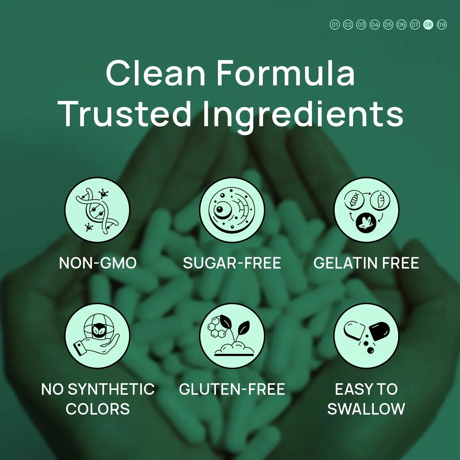 GLP-1 Metabolism Supplement,Supports Metabolic Function & Gently Activates Daily Metabolic Rhythm,60 Capsules