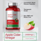 Apple Cider Vinegar Capsules | 2400mg | 150 Count | Non-GMO, Gluten Free Supplement