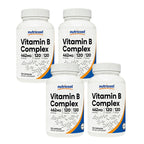 Nutricost High Potency Vitamin B Complex 462mg, 120 Capsules - with Vitamin C - Energy Complex