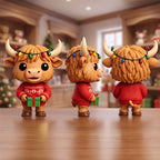 🐮 Highland Cow Advent Calendar 2027 | Cute 3D Highland Cow Mini Figurines Advent Box