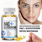 NAC Glutathione Collagen Capsules 2028mg Skin Whitening Anti-Aging Antioxidant , Supports Liver Health,120 Capsules