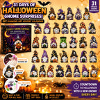 🔥LAST DAY 60% OFF - 🎃✨ 31 Days of Gnome Surprises Halloween Diamond Painting Advent Calendar