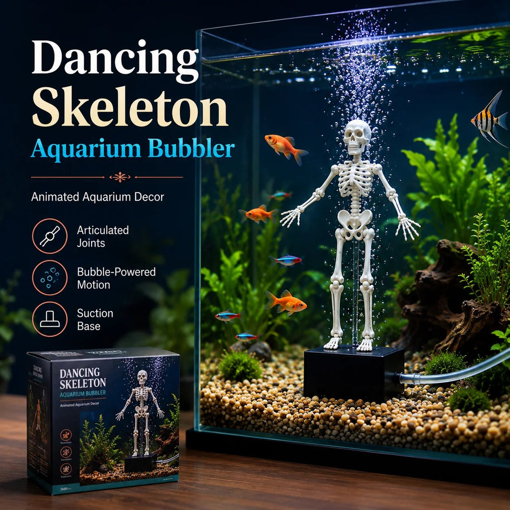 Dancing Skeleton Aquarium Bubbler