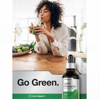 Liquid Chlorophyll Drops 2 oz Vegan, Non-GMO, and Gluten Free Formula | Natural Peppermint Flavor
