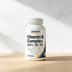 Nutricost High Potency Vitamin B Complex 462mg, 120 Capsules - with Vitamin C - Energy Complex
