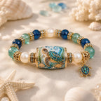 💥 Last Day 49% OFF – 🌊 Ocean Guardian Bracelet Collection | 6 Marine Creature Designs, Gemstone-Style Beads & Matching Sea Charms 🐚✨