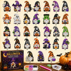 🔥LAST DAY 60% OFF - 🎃✨ 31 Days of Gnome Surprises Halloween Diamond Painting Advent Calendar