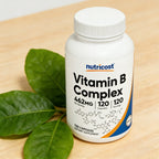 Nutricost High Potency Vitamin B Complex 462mg, 120 Capsules - with Vitamin C - Energy Complex