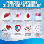 NAC Glutathione Collagen Capsules 2028mg Skin Whitening Anti-Aging Antioxidant , Supports Liver Health,120 Capsules