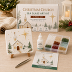 🎄 Create Your Own Magical Christmas Sea Glass Art ✨
