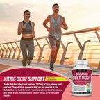 Organic Beet Root Powder Tablets 2040mg – Energy & Circulation Support (90 Ct)