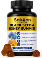 Sakoon nutrition Black Seed Oil Gummies with Honey and W/ 2%
