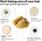 BIGVITA Hair Growth Supplement | AnaGain™ Nu, Biotin & Black Sesame | Vegan Hair Loss Support for Women & Men | 1-Month Supply