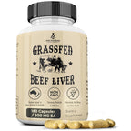 Grass Fed Beef Liver Capsules,Digestion,Immunity,Non-GMO,Freeze Dried Liver Health Supplement