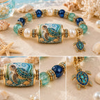 💥 Last Day 49% OFF – 🌊 Ocean Guardian Bracelet Collection | 6 Marine Creature Designs, Gemstone-Style Beads & Matching Sea Charms 🐚✨