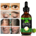 Aliver 100% Pure & Natural Jamaican Black Castor Oil Promotes hair growth，Prevent hair damage