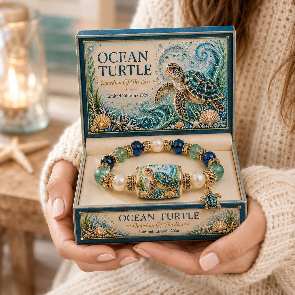 💥 Last Day 49% OFF – 🌊 Ocean Guardian Bracelet Collection | 6 Marine Creature Designs, Gemstone-Style Beads & Matching Sea Charms 🐚✨