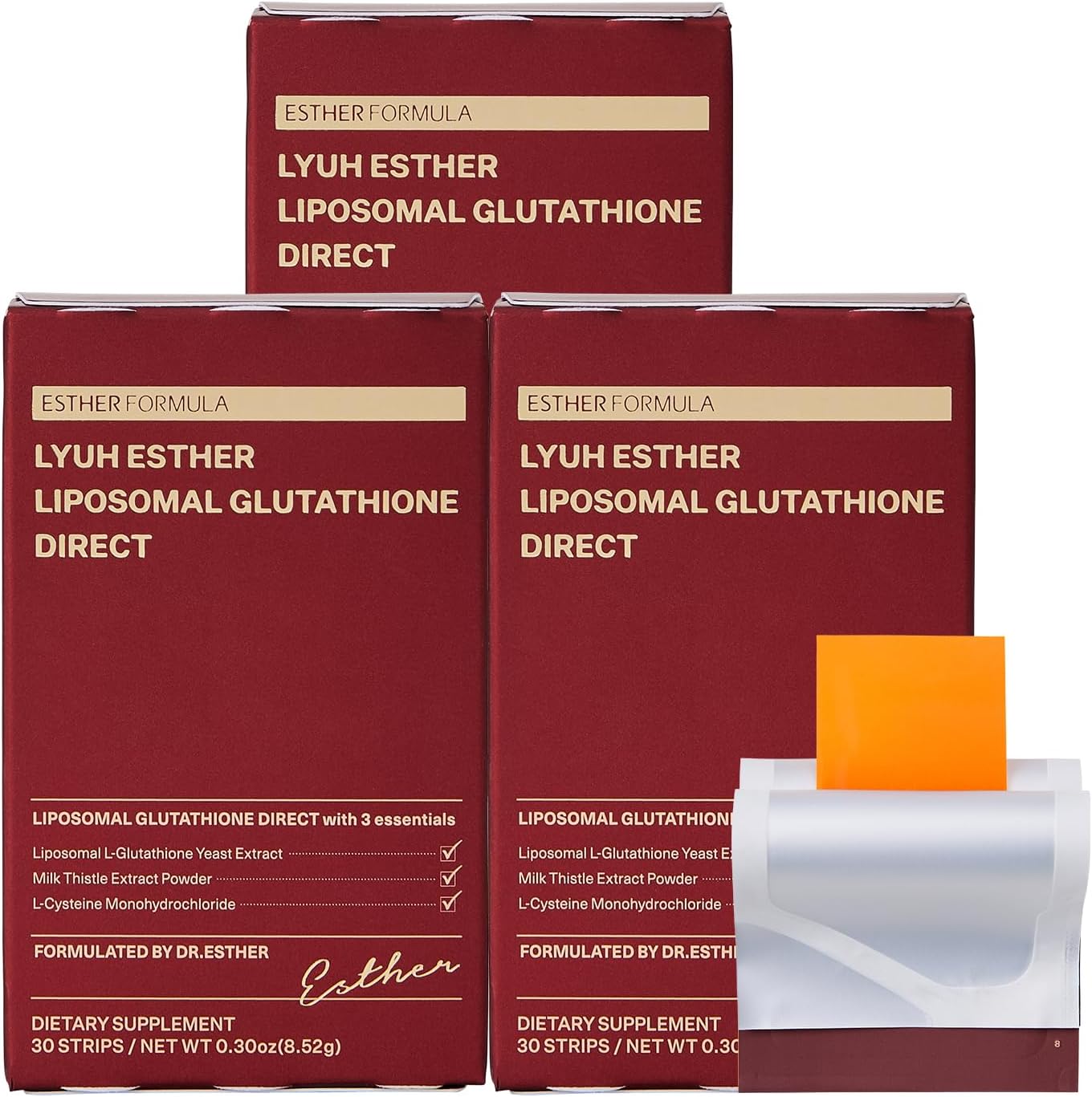ESTHER FORMULA Liposomal Glutathione Strips (30 ct)