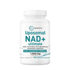 High-Potency Anti-Aging NAD+ | Liposomal 1000mg with Resveratrol for Energy, Brain & Cellular Health | 60 Veggie Capsules