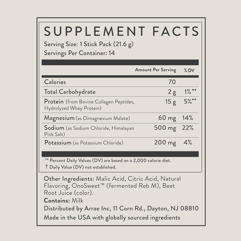 Arrae Clear Protein – Clean, Smooth, Hydrating Protein