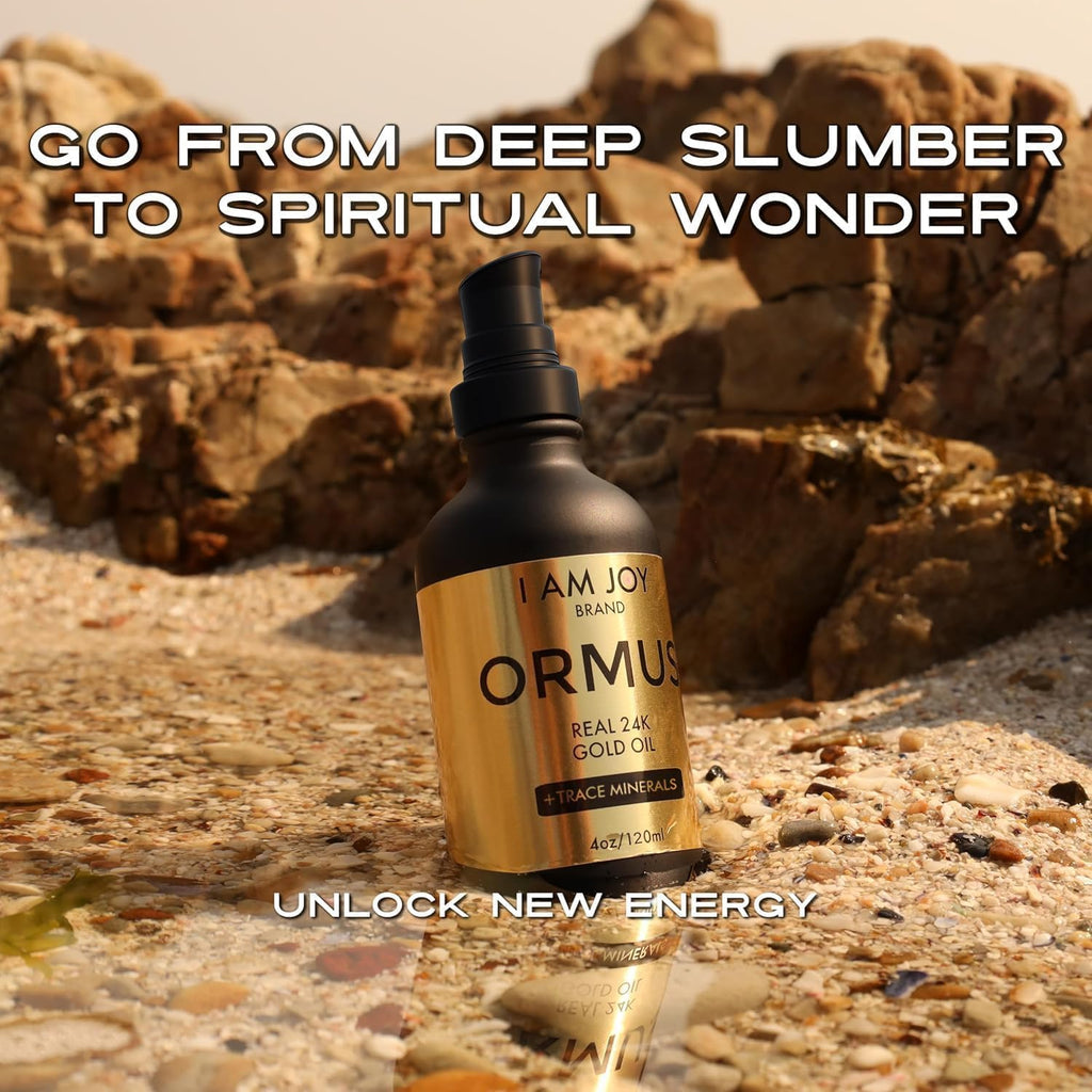 Ormus Gold Monoatomic Oil – Rich in Platinum & Iridium for Intuition, Mental Clarity & Dream Support, Non-Chemical Extraction, 4oz