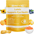 Lutein Gummies for Eye Health – Vision Support Eye Vitamins, Blueberry Flavor, 60 Gummies