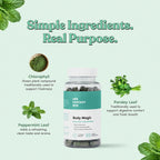 Body Magic Chlorophyll Capsules – Vegan Detox, Digestion & Gut Health Support, Skin & Oily Skin Care – 30 Count