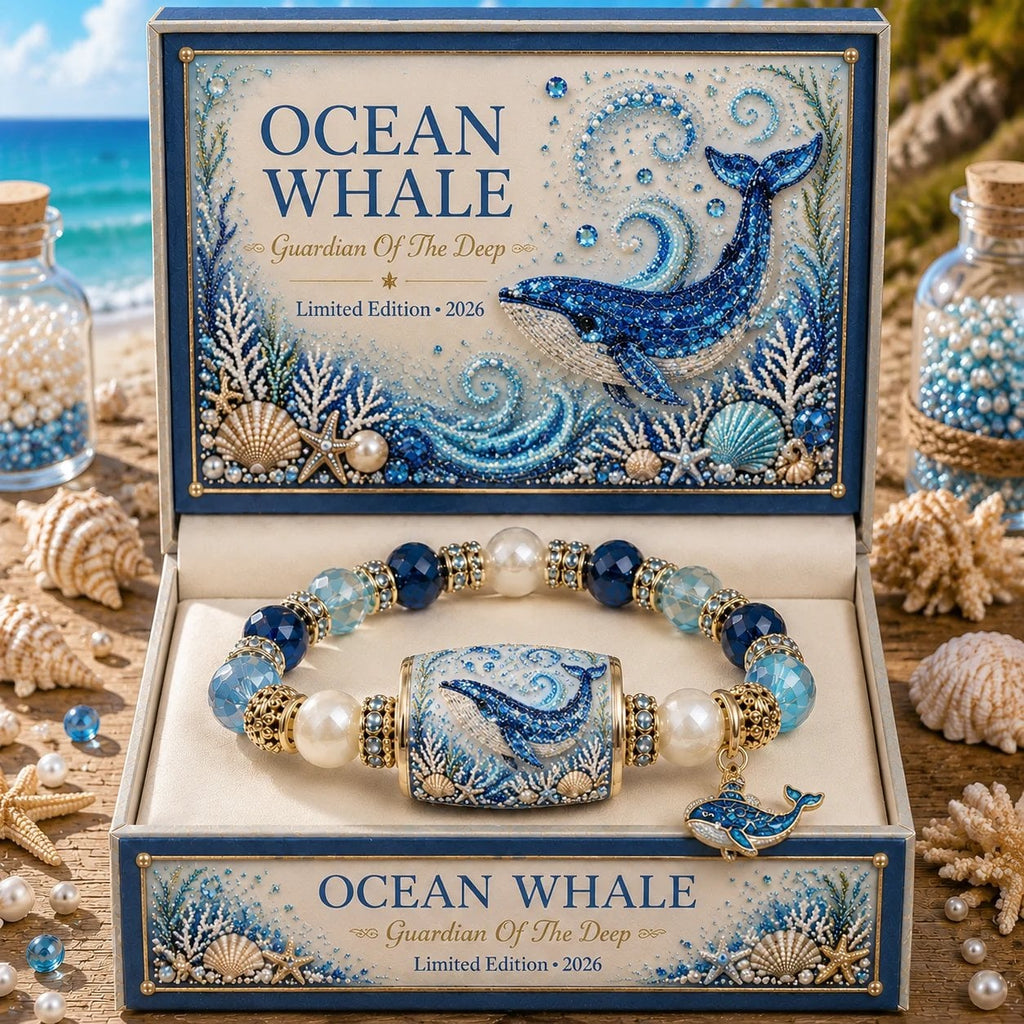 💥 Last Day 49% OFF – 🌊 Ocean Guardian Bracelet Collection | 6 Marine Creature Designs, Gemstone-Style Beads & Matching Sea Charms 🐚✨