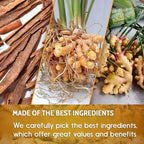 Turmeric Ginger Cinnamon Tea – 120 Bags | 100% Natural Herbal Blend for Wellness & Digestio..