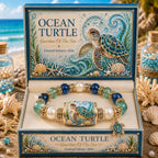 💥 Last Day 49% OFF – 🌊 Ocean Guardian Bracelet Collection | 6 Marine Creature Designs, Gemstone-Style Beads & Matching Sea Charms 🐚✨