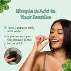 Body Magic Chlorophyll Capsules – Vegan Detox, Digestion & Gut Health Support, Skin & Oily Skin Care – 30 Count