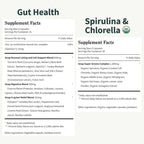 Gut Health Bundle，The 2-in-1 Gut Reset & Cellular Detox Duo: Spirulina & Chlorella Blend，Soothe &amp; Restore Gut Health