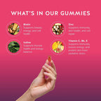 Biotin Gummies for Hair Skin & Nails. 5000 mcg High Potency Vegan Vitamins fo...