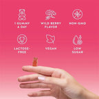 Biotin Gummies for Hair Skin & Nails. 5000 mcg High Potency Vegan Vitamins fo...