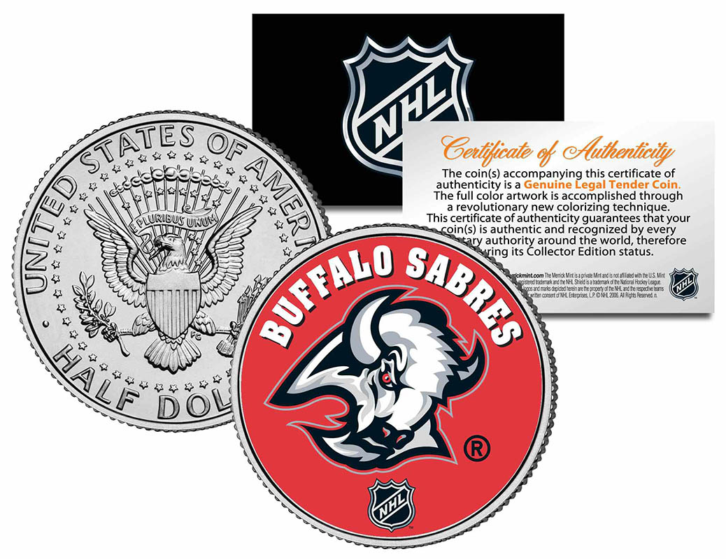 Individual NHL Team JFK Half Dollars
