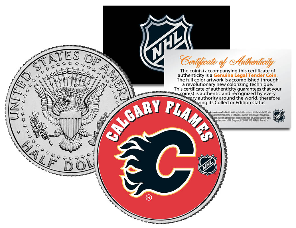 Individual NHL Team JFK Half Dollars