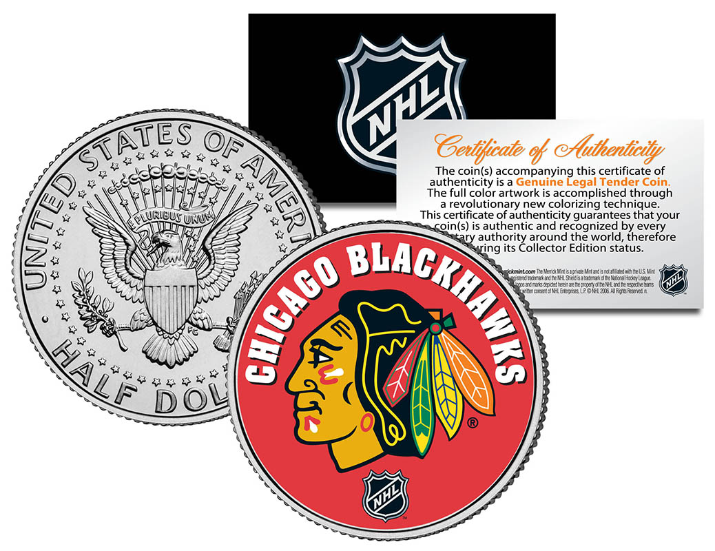 Individual NHL Team JFK Half Dollars
