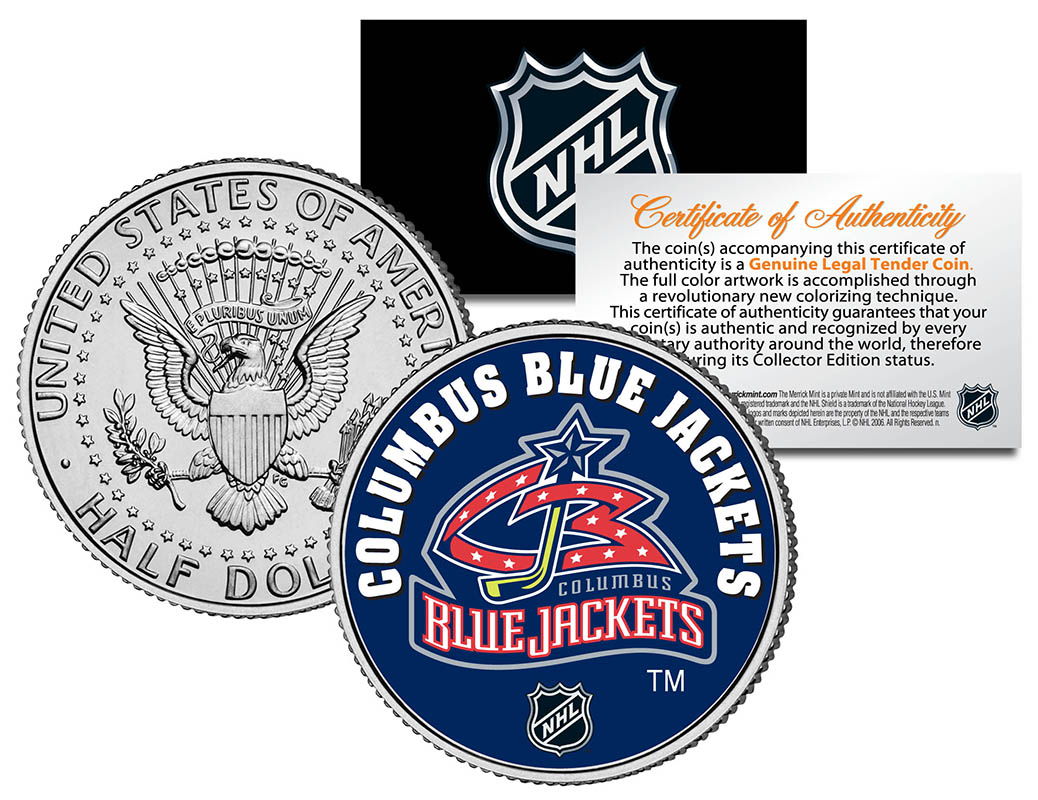 Individual NHL Team JFK Half Dollars