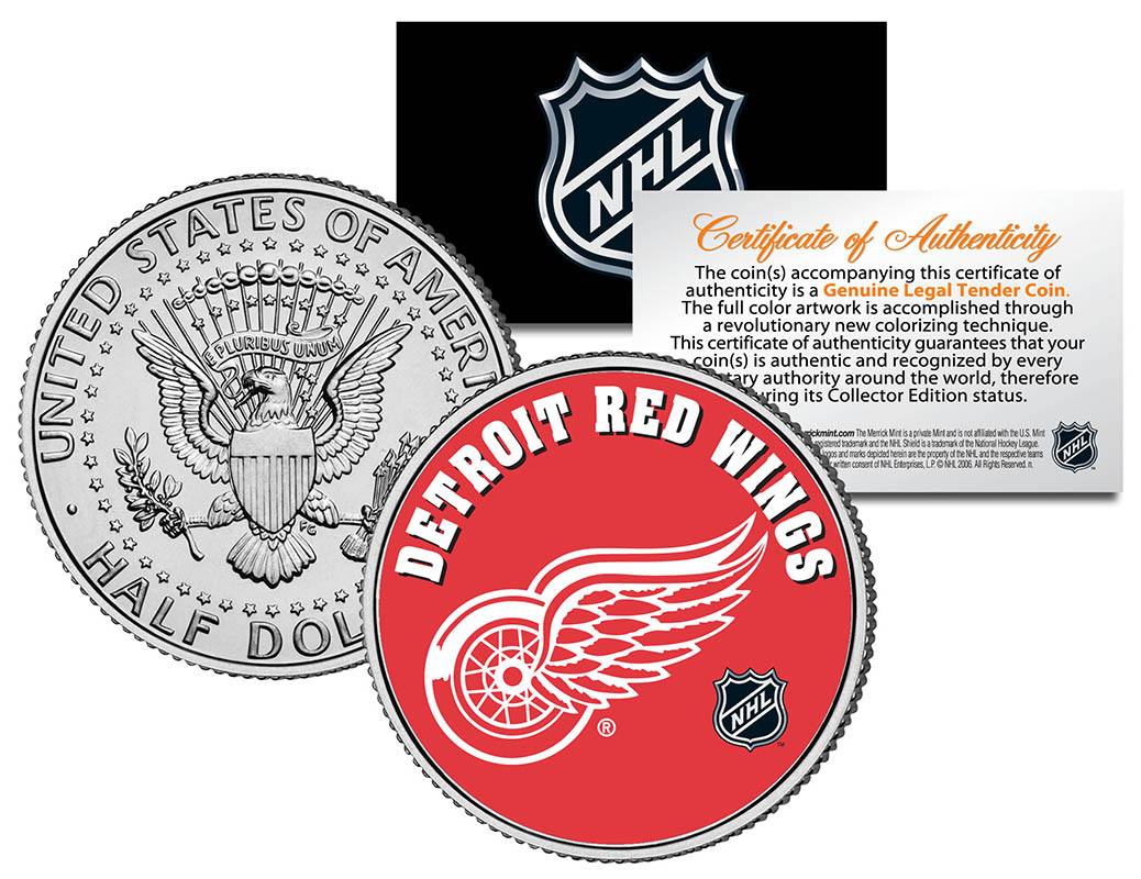 Individual NHL Team JFK Half Dollars