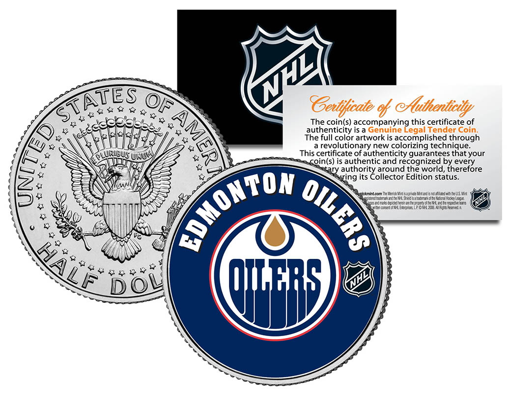 Individual NHL Team JFK Half Dollars