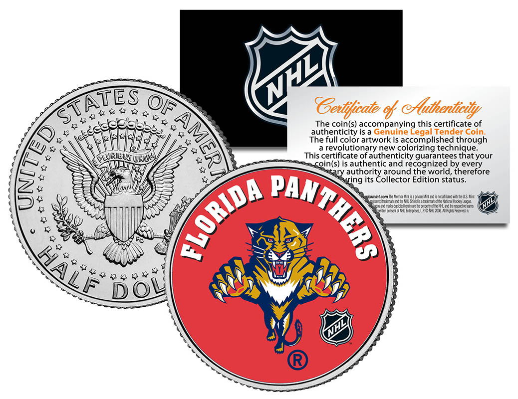 Individual NHL Team JFK Half Dollars