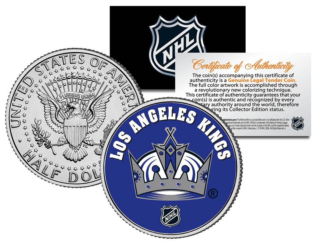 Individual NHL Team JFK Half Dollars