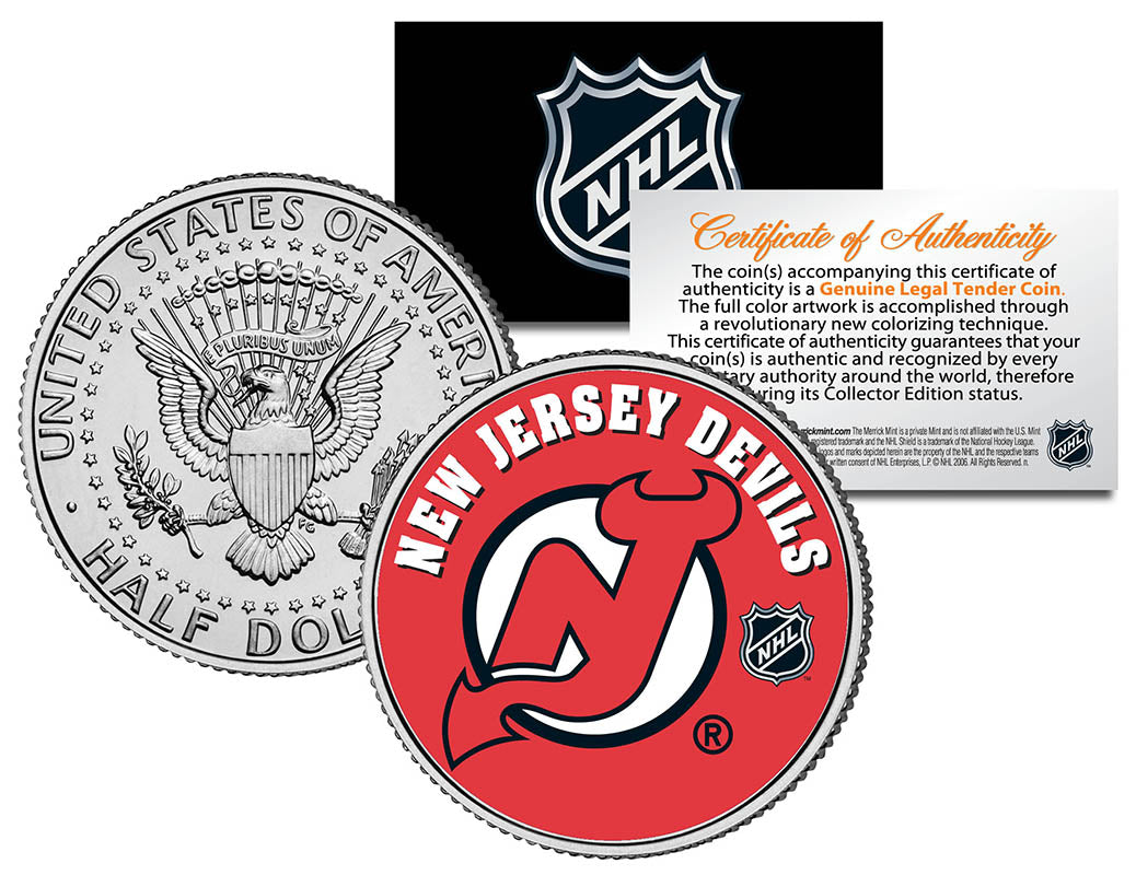 Individual NHL Team JFK Half Dollars