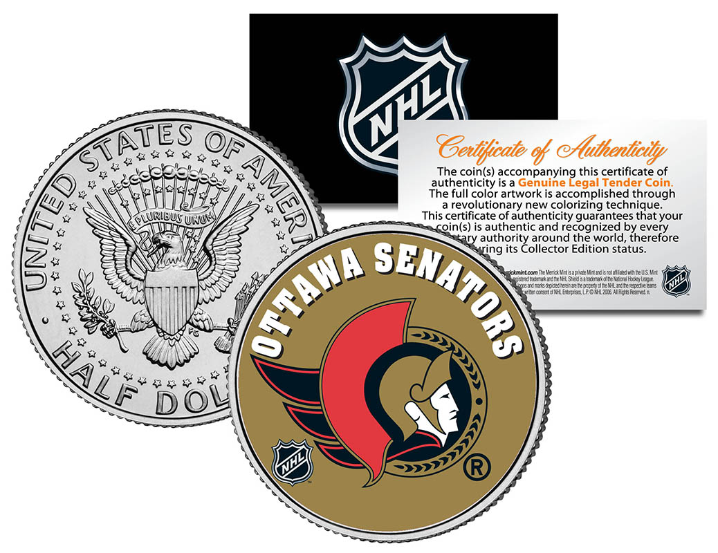 Individual NHL Team JFK Half Dollars