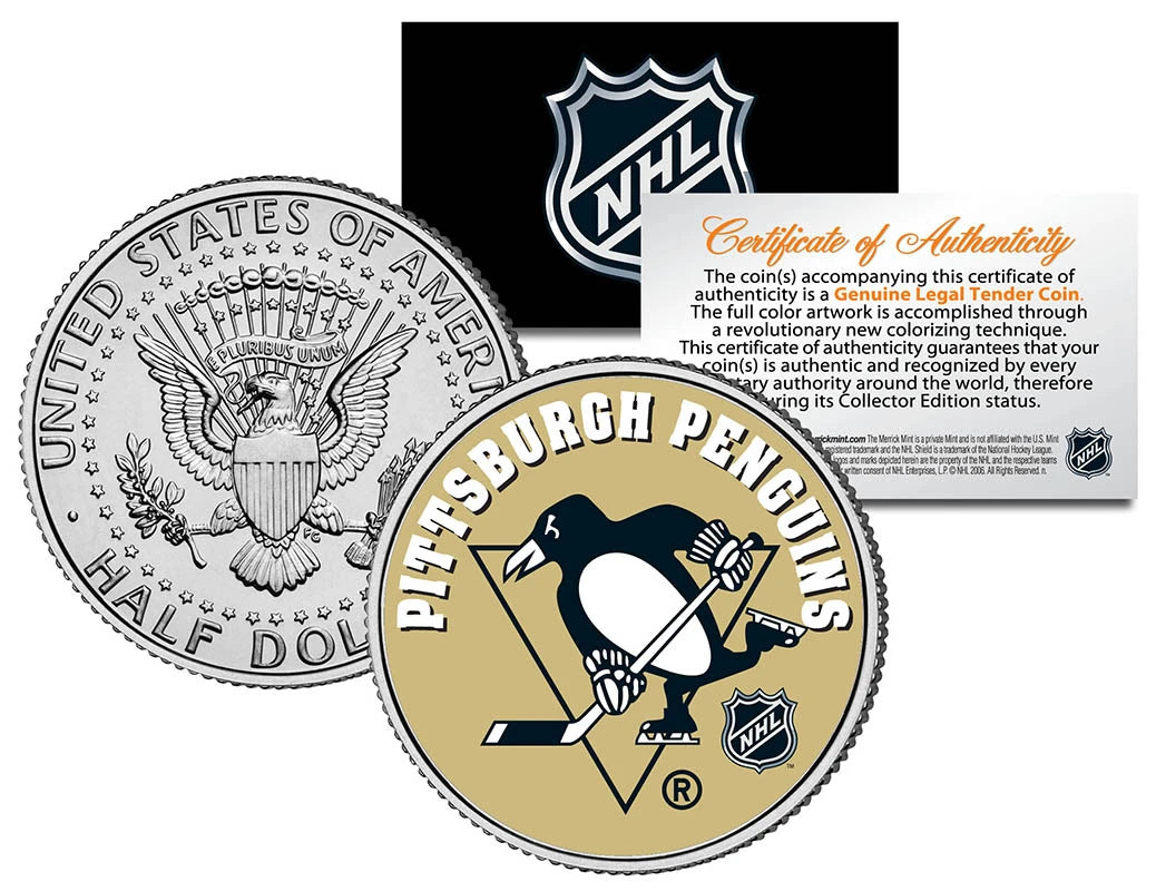 Individual NHL Team JFK Half Dollars