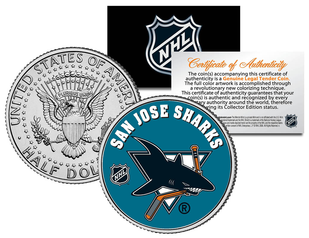 Individual NHL Team JFK Half Dollars