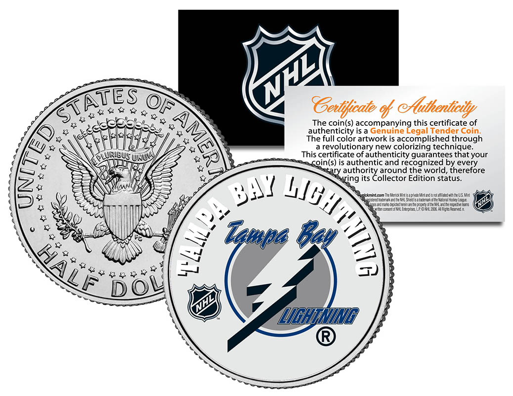 Individual NHL Team JFK Half Dollars